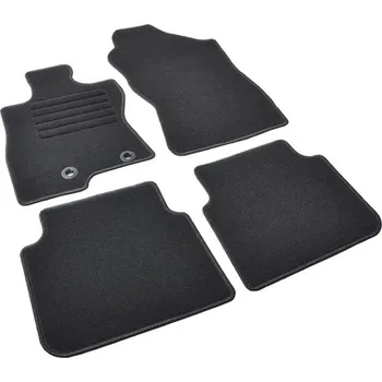autokoberec Autokoberce textilní přesné černé / černé obšití - Subaru Crosstreck III (Typ GU) (2024-) Sedan 5-sedadel