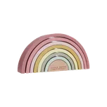 LITTLE DUTCH Skládačka duha Pink