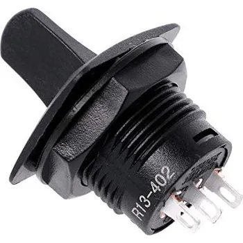 vypínač LaskaKit_cz Páčkový přepínač R13-402I plastový 3A 250VAC