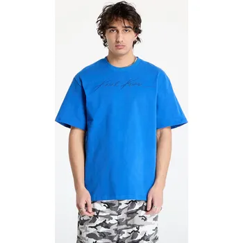 Pánské tričko Tričko Karl Kani Autograph Heavy Jersey Boxy Tee Blue S