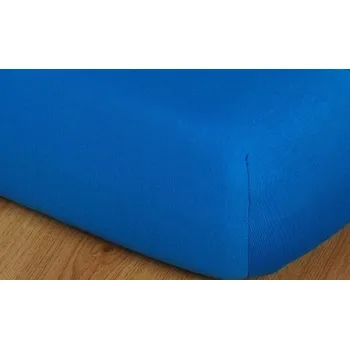 Prostěradlo jersey vysoká matrace 120x220cm královská modř