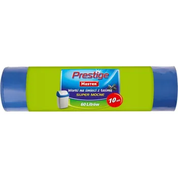 Pytle na odpadky Sáčky na odpadky Master 60 l s páskou 10 ks univerzální modré