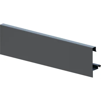 okap Maska žlabu SATJAM Kwadra RAL 7016 antracitová