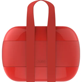 Úložný box A di Alessi, Obědová krabička Food à porter červená - Formadore