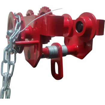 zvedák Řetězová postrková kočka (pojezd) s nosností 1 tuna