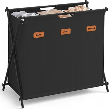 Koš na prádlo Volně stojící koš na prádlo Songmics 135 l černý