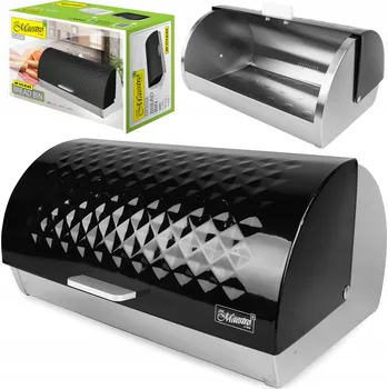 chlebník Chlebník jednodílný Maestro černý, šedý ocel