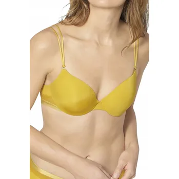 Podprsenka Triumph vyztužená podprsenka žlutá Silhouette WHP velikost 70C
