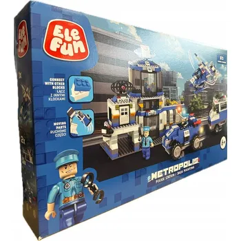 ostatní stavebnice Elefun Stavebnice Metropolis Policejní základna, 873 dílků