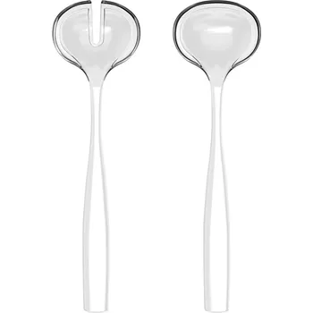 Příbor Guzzini, Lžíce na salát Dolcevita z recyklovaného materiálu perlové 2 ks - Formadore
