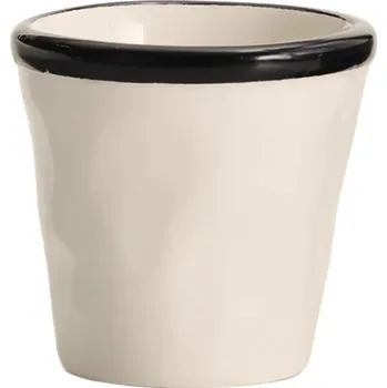 Zafferano, Hrnek Lido Rim 70 ml černý - Formadore