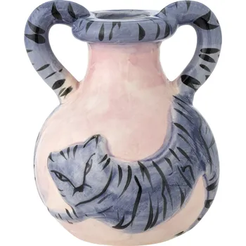 Svícen Bloomingville, Svícen na klasickou svíčku Ryker 10 cm růžovo-modrý - Formadore