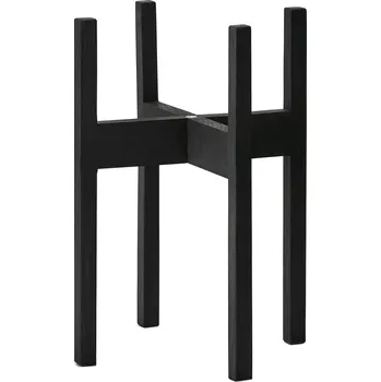 Stojan na květiny Squarely, Držák StandON pro samozavlažovací květináč GrowON černý jasan - Formadore