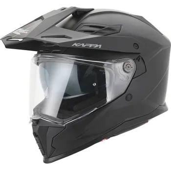 Motodoplněk KV33 ENDURO BASIC - enduro černá moto přilba KAPPA (velikost helmy: L (59-60cm))