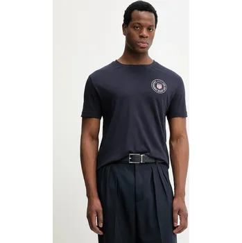 Pánské tričko Bavlněné tričko Gant 2003391 námořnická modř 59X, vel. XXXXL