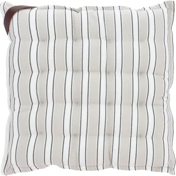 Polštář Södahl, Sedací polštář Nordic s pruhy 40 x 40 cm béžový - Formadore