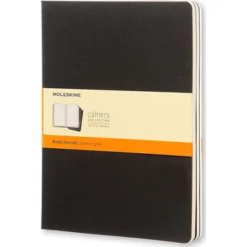 Diář Moleskine, Linkované sešity Moleskine Cahier Journals XL černé 3 ks - Formadore