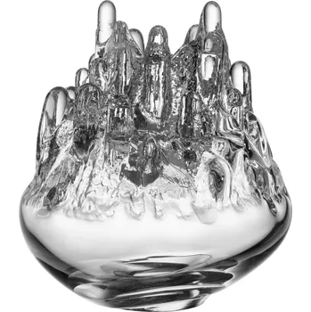 Svícen Kosta Boda, Stojan na čajovou svíčku Polar 33 cm průhledný - Formadore