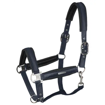 Vybavení pro koně Ohlávka Breath Waldhausen se síťovinou vícebarevná Barva: půlnoční modrá, Velikost: VB