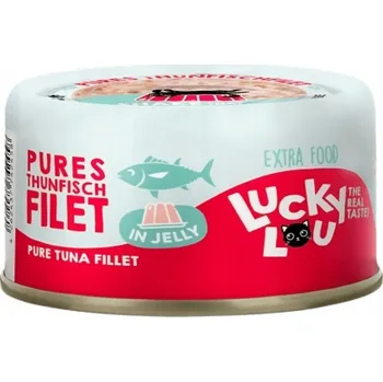 Krmivo pro kočku Lucky Lou Extrafood Tuňák v želé pro kočky konzerva 70g