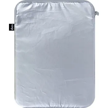 LOQI, Pouzdro na notebook Metallic 26 x 36 cm stříbrné - Formadore