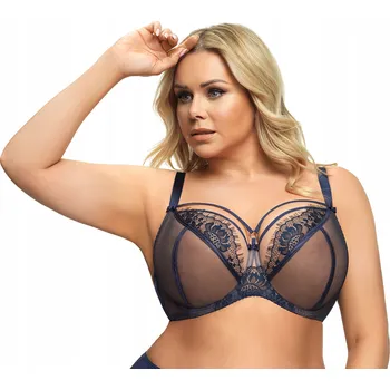 Podprsenka Gorsenia podprsenka nevyztužená modrá velikost 80D