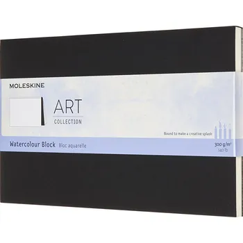 Diář Moleskine, Akvarelový blok Moleskine Watercolour 300 g/m² L 20 stran černý - Formadore