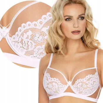 Dámské spodní prádlo Róża push up podprsenka Torfi bílá 75B