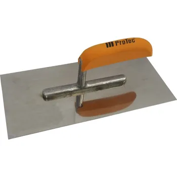 Zednické hladítko Hladítko ProTec nerezové EURO s dřevěnou rukojetí 280x130mm