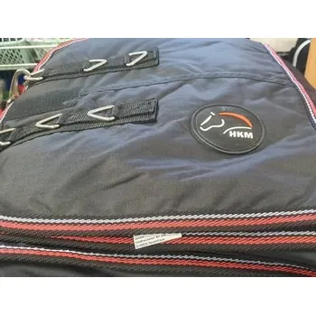 Vybavení pro koně Deka výběhová WINDSOR HKM, 200gr, vyšší krk Barva: černá, Velikost: 165