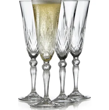 Sklenice LyngbyGlas, Sklenice na šampaňské Melodia 160 ml 4 ks - Formadore