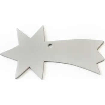 Vánoční ozdoba Světle šedá vánoční ozdoba stromeček Robbins