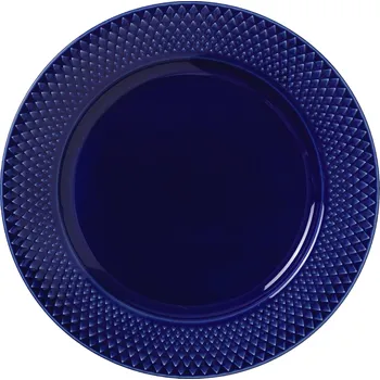 Talíř Lyngby, Snídaňový talíř Rhombe 23 cm tmavomodrý - Formadore