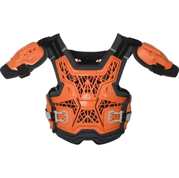 Auto-moto Dětský motokrosový hrudní/zádový/ramenní chránič ACERBIS GRAVITY KID level 2 BODY ARMOUR vhodný pro děti ve věku 8–13 let, výška postavy 125–160 cm, barva černá/oranžová