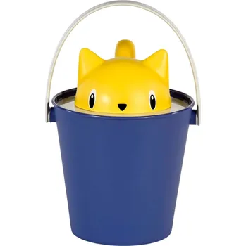 United Pets, Dóza na suché krmivo s lopatkou Crick, modro-žlutá, 2 díly - Formadore