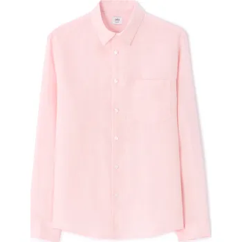 Pánské oblečení Pánská lněná košile Celio Daflix Celio růžová 3506091