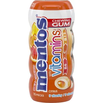 Cukrovinka Mentos Gum dóza Fresh Vitamins 26g (Kartonové balení : 10 ks)