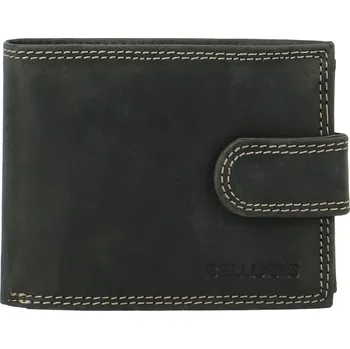 Peněženka Pánská kožená peněženka Bellugio Mason, černá