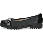 Caprice baleríny 22153 black lak, velikost 42