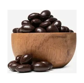 Mandle v hořké čokoládě s mořskou solí