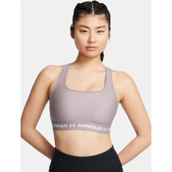 Dámské spodní prádlo Under Armour Dámská podprsenka Crossback Mid Bra - Dámské Under Armour šedá 2921095