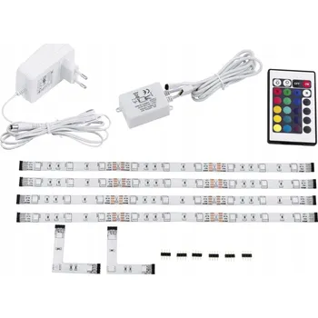 LED osvětlení LED pásky EGLO - Flex - Potažené - RGB barvy, délka 4x300mm + 2 rohy