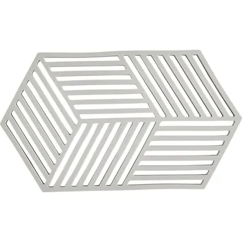 Úložný box Zone Denmark, Podložka pod horké nádobí Hexagon 24 cm světle šedá - Formadore