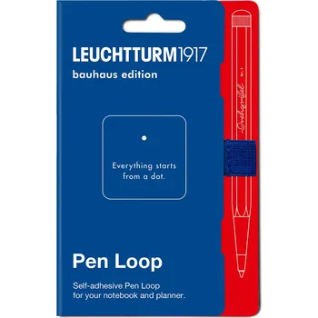 Diář Leuchtturm 1917, Samolepicí držák na propisku Leuchtturm 1917 Bauhaus, tmavě modrý - Formadore