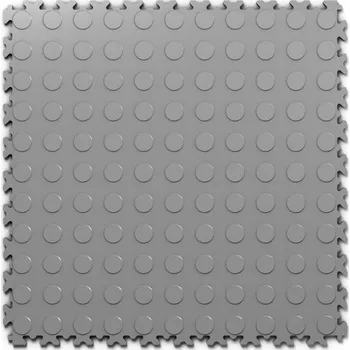 Dlažba PVC dlažba Mosolut Machine Industrial, 7mm, mince, šedá