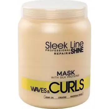Vlasová regenerace Stapiz Sleek Line Waves & Curls maska na vlasy pro vlnité a kudrnaté vlasy 1000 ml