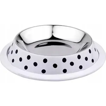 Miska pro psa Duvo+ Kovová Miska Pro Psa Kočku Puntíky S 460 Ml