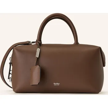 Kabelka Max Mara Dámská Kabelka Holdallm, tmavě hnědá / stříbrná, one...