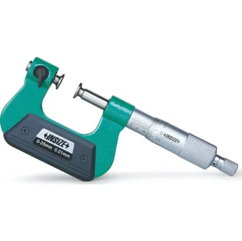 Mechanický mikrometr univerzální INSIZE 3280 Rozsah: 0-25 mm, Typ: S integrovanou řehtačkou