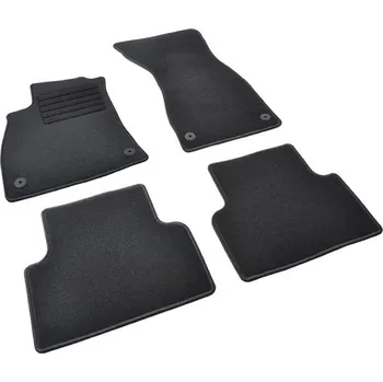 autokoberec Autokoberce textilní přesné černé / černé obšití - Audi A5 (Typ FU) (2024-) 5-sedadel